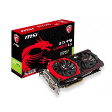 MSI NVIDIA GTX 970 Gaming Twin Frozr HDMI DVI-I DP Graphics Card (4GB, PCI Express, DDR5, 256 Bit)