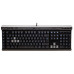Corsair CH-9000223-UK K40 Multi-Colour Backlit Gaming Keyboard, Black
